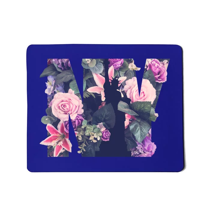 Enjoy Cool New York City Graphic Tees Floral New York City Gift Mousepad