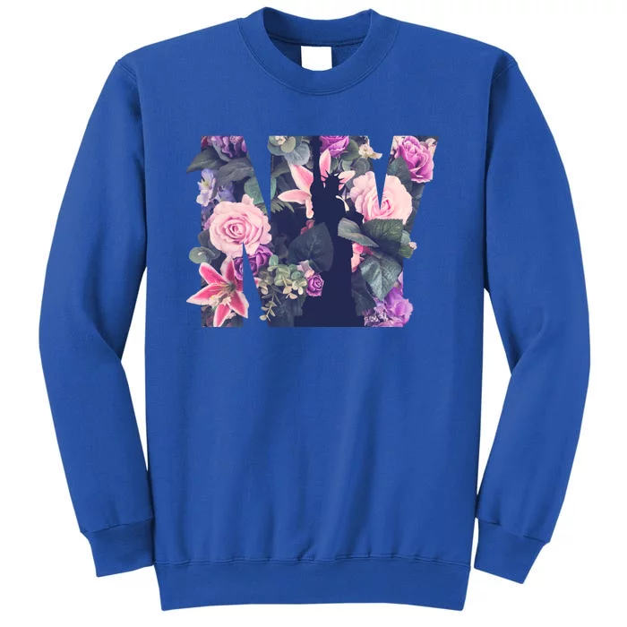 Enjoy Cool New York City Graphic Tees Floral New York City Gift Tall Sweatshirt