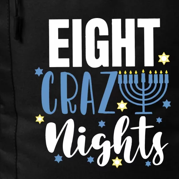 Eight Crazy Nights Jew Hanukkah Gift Chanukah Jewish Daily Commute Backpack