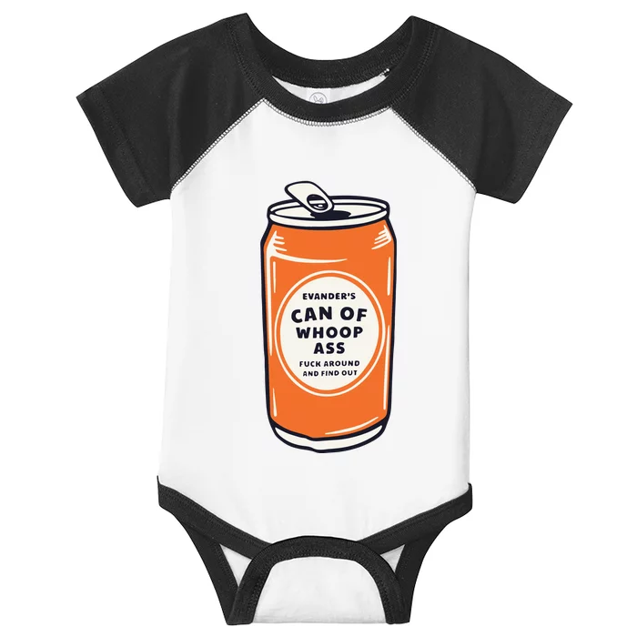 Evanders Can Of Whoop Ass Infant Baby Jersey Bodysuit