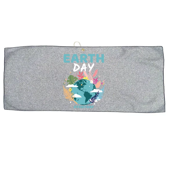 Earth Climate Planet Earth Day Is Everyday Great Gift Large Microfiber Waffle Golf Towel