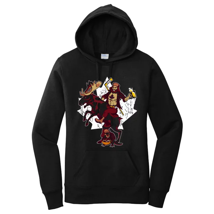 Epic Canada Pride Canadian Heritage Maple Leaf Women's Pullover Hoodie