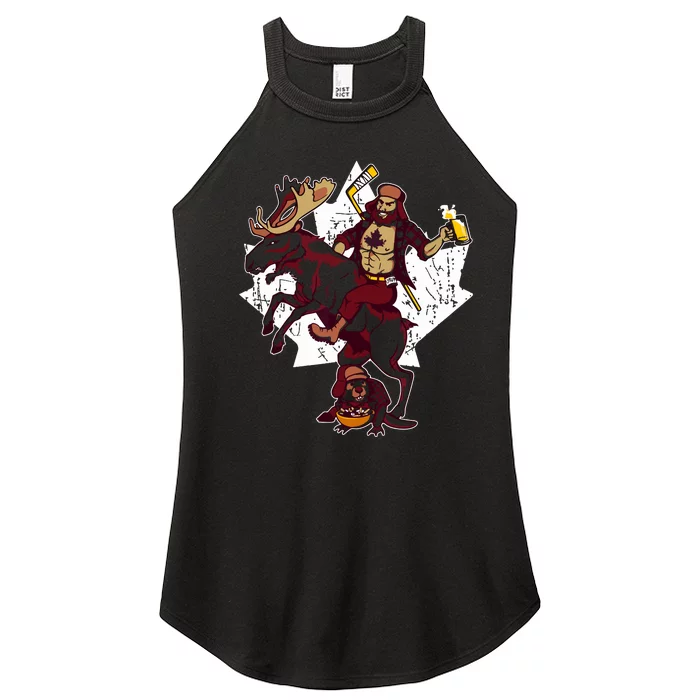 Epic Canada Pride Canadian Heritage Maple Leaf Women’s Perfect Tri Rocker Tank