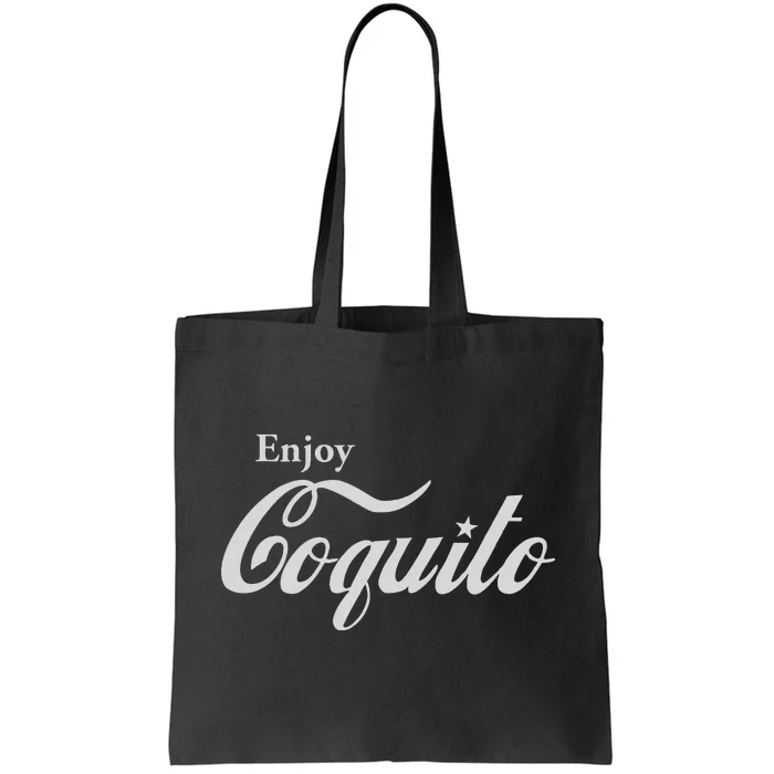 Enjoy Coquito Pr – Coqui Clothing Company Tote Bag