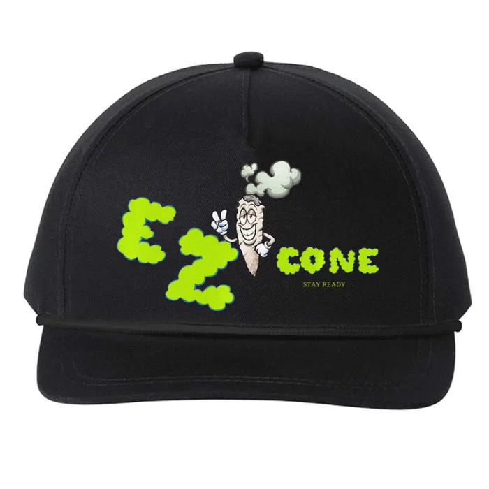 Ez Cone Premium Snapback Five-Panel Rope Hat