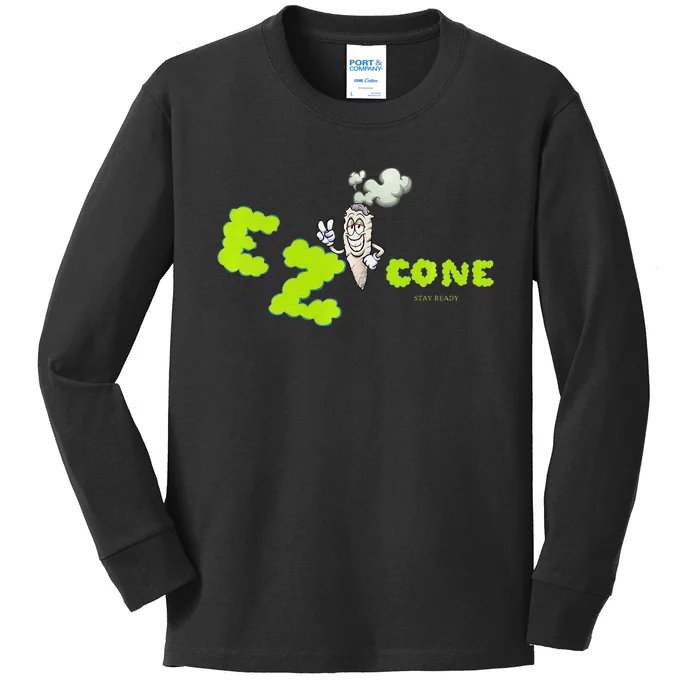 Ez Cone Premium Kids Long Sleeve Shirt