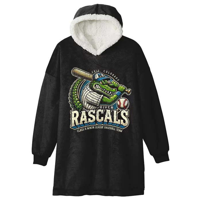 Erie Colorado River Rascals Minor League Baseball Team Hooded Wearable Blanket