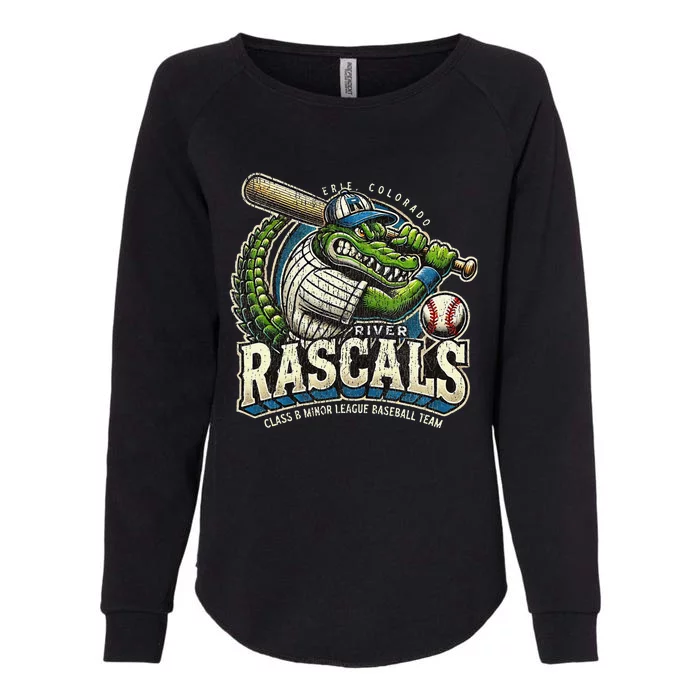 Erie Colorado River Rascals Minor League Baseball Team Womens California Wash Sweatshirt