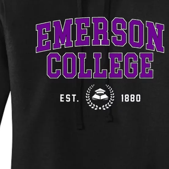 Emerson College Retro Women's Pullover Hoodie