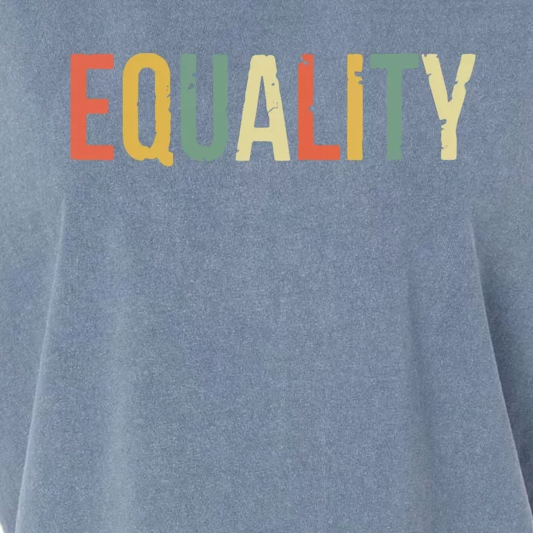 Equality Civil Rights Social Justice BLM Garment-Dyed Women's Muscle Tee