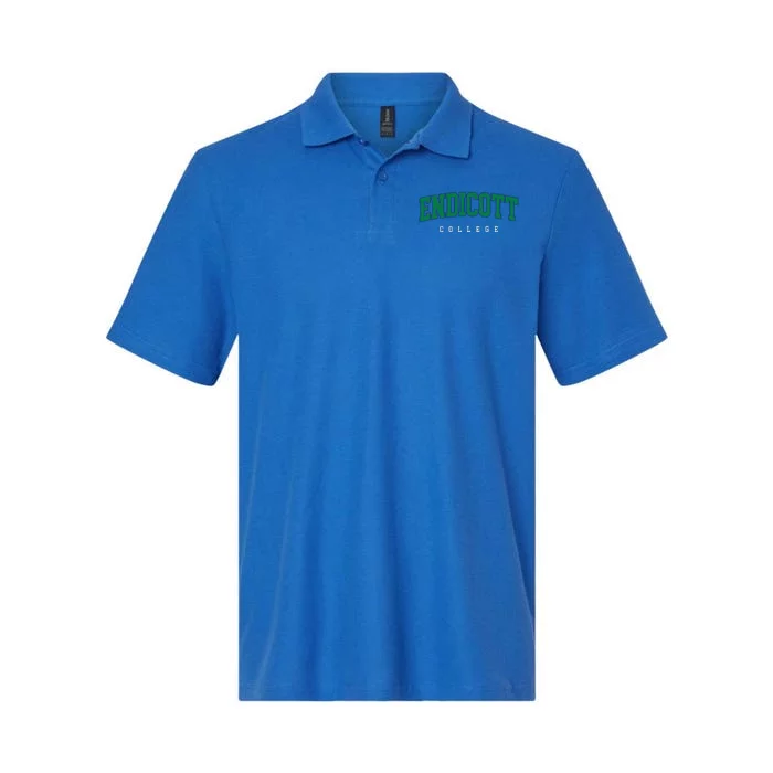 Endicott College Retro Softstyle Adult Sport Polo