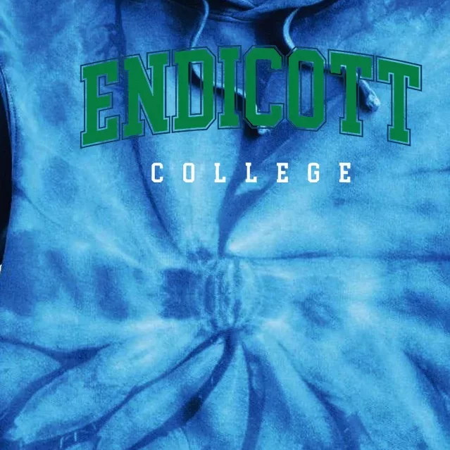 Endicott College Retro Tie Dye Hoodie