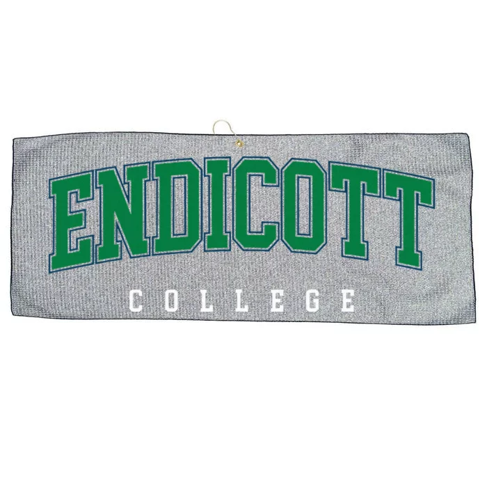 Endicott College Retro Large Microfiber Waffle Golf Towel