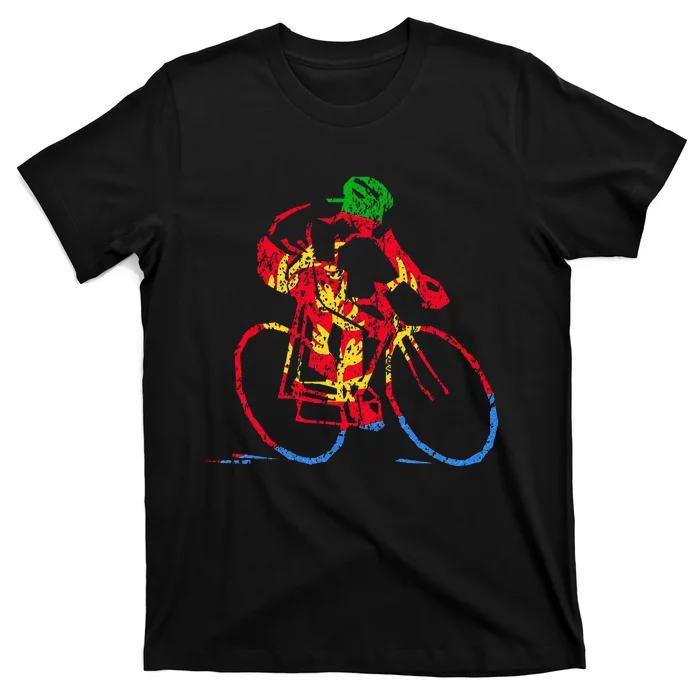 Eritrean Cyclist Road Racing Tour Cycling Race Champs Gear T-Shirt