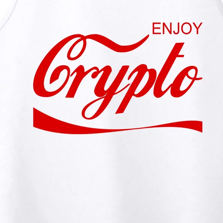 Enjoy Crypto Retro Cryptocurrency Bitcoin Performance Tank