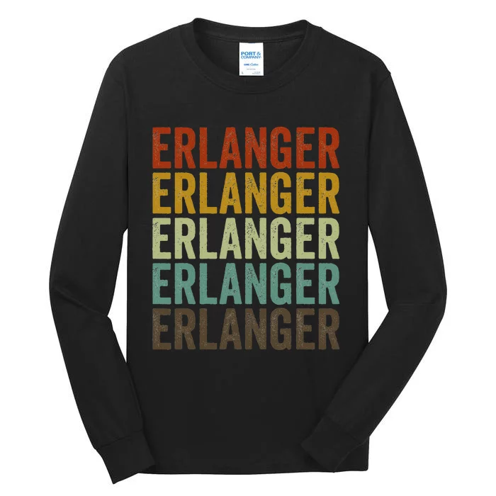 Erlanger City Retro Tall Long Sleeve T-Shirt