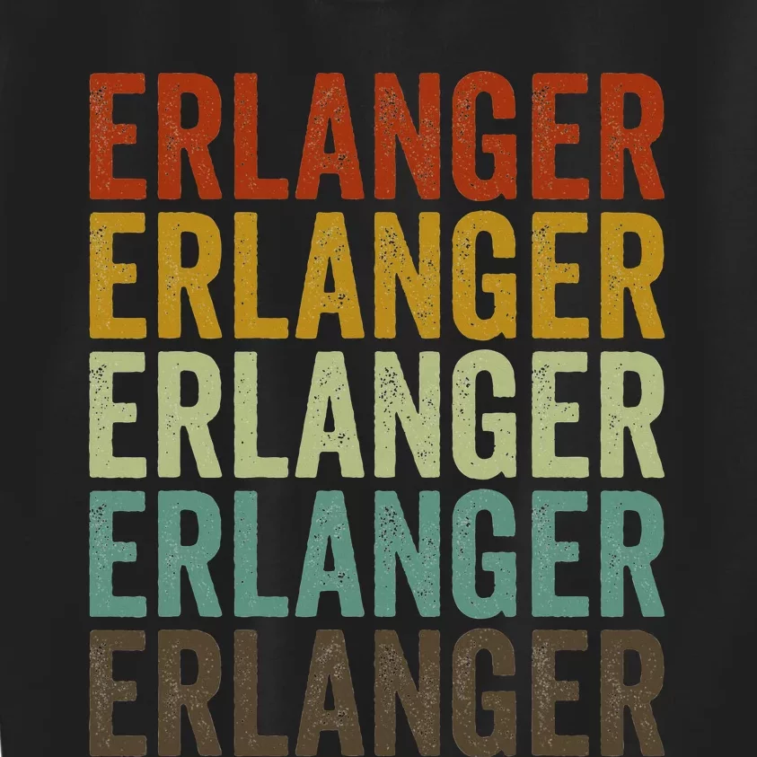 Erlanger City Retro Kids Sweatshirt