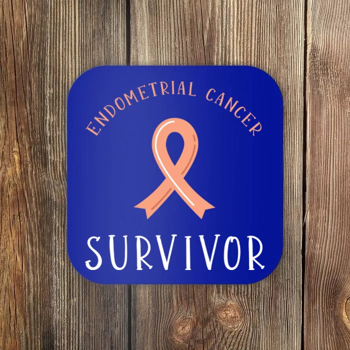 Endometrial Cancer Survivor Gift Coaster