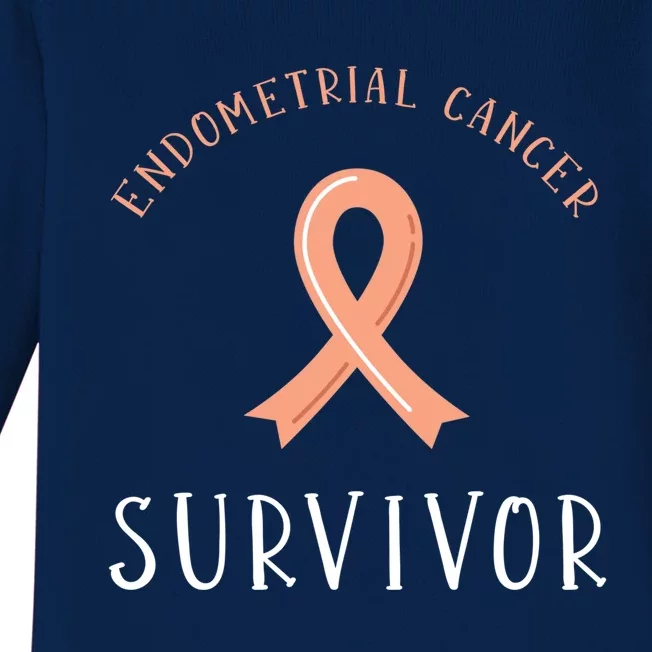 Endometrial Cancer Survivor Gift Baby Long Sleeve Bodysuit