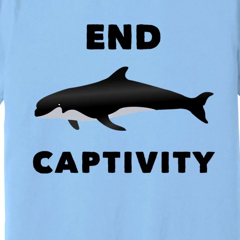 End Captivity Save The Whales Meaningful Gift Premium T-Shirt