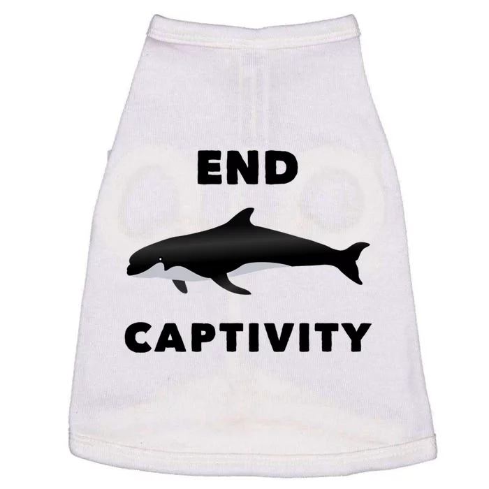 End Captivity Save The Whales Meaningful Gift Doggie Tank