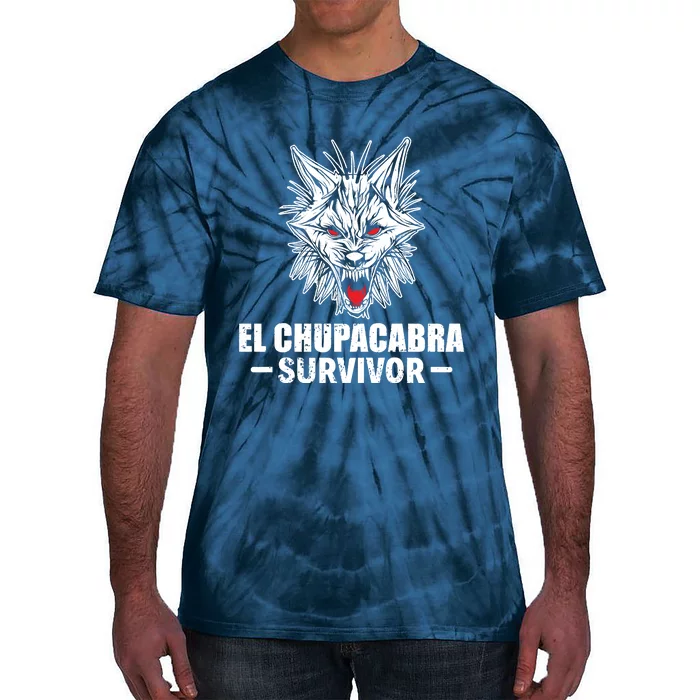 El Chupacabra Survivor Cryptozoology Tie-Dye T-Shirt