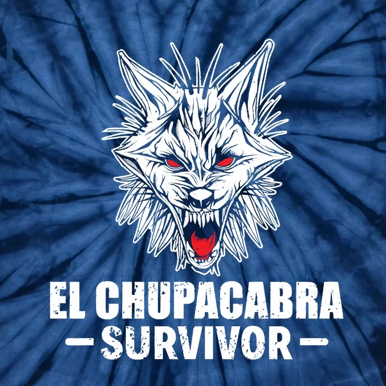 El Chupacabra Survivor Cryptozoology Tie-Dye T-Shirt