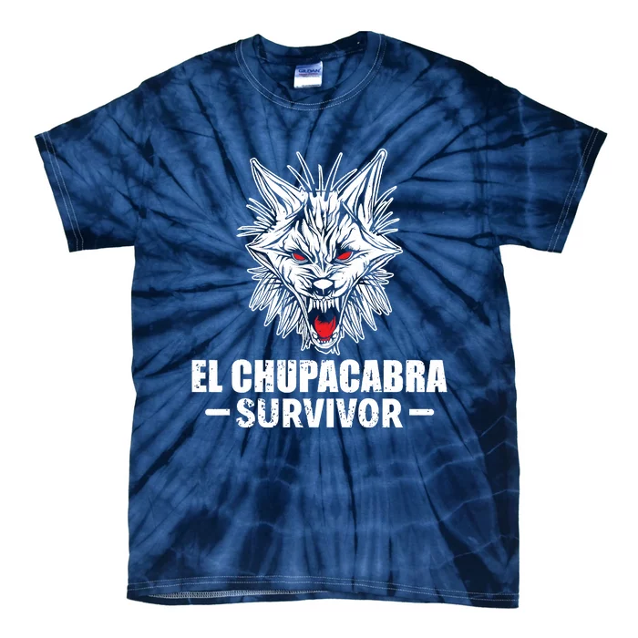 El Chupacabra Survivor Cryptozoology Tie-Dye T-Shirt