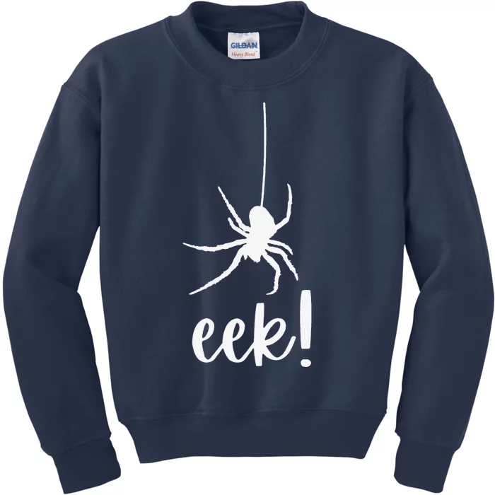 Ekk! Cute Spider Halloween Costume For Women Or Kids Sweatshirt