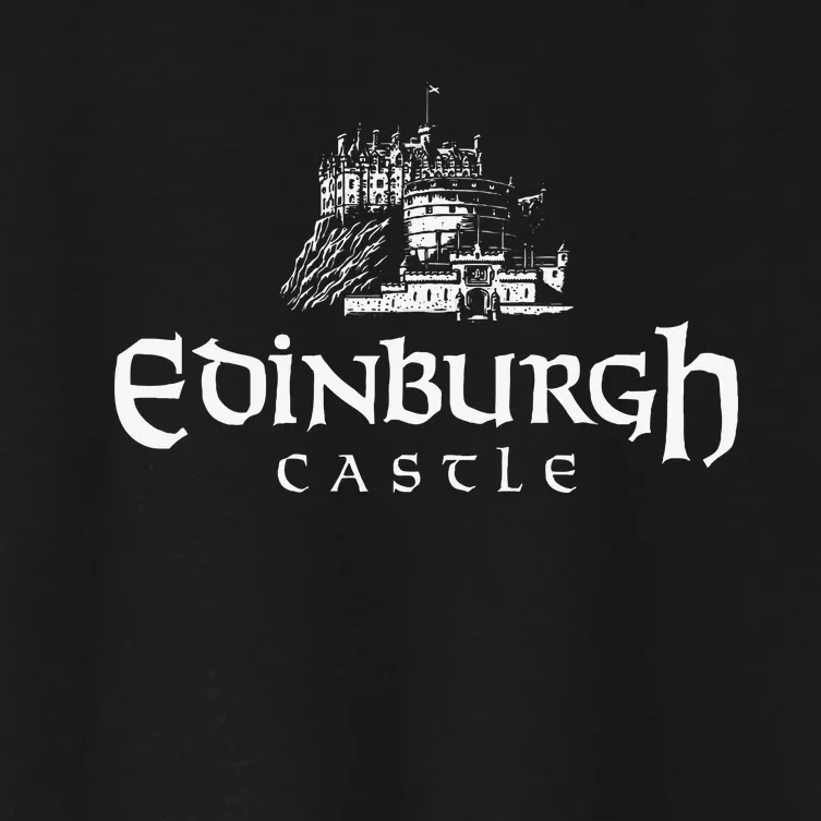 Edinbugh Castle Scotland Women's Crop Top Tee