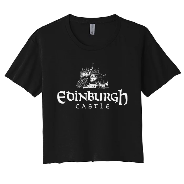 Edinbugh Castle Scotland Women's Crop Top Tee