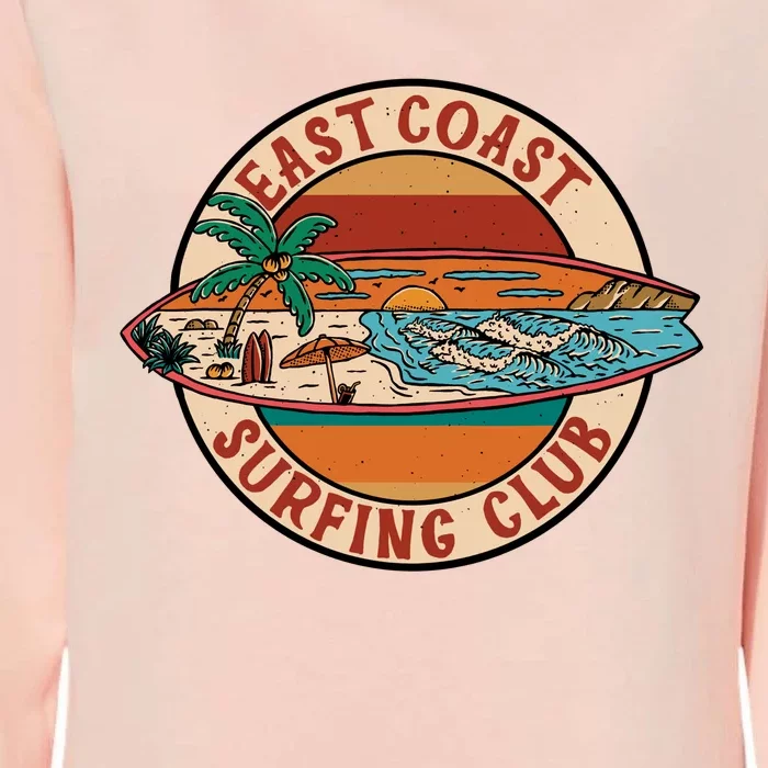 East Coast Surfing Club Summer Paradise Womens California Wash Sweatshirt