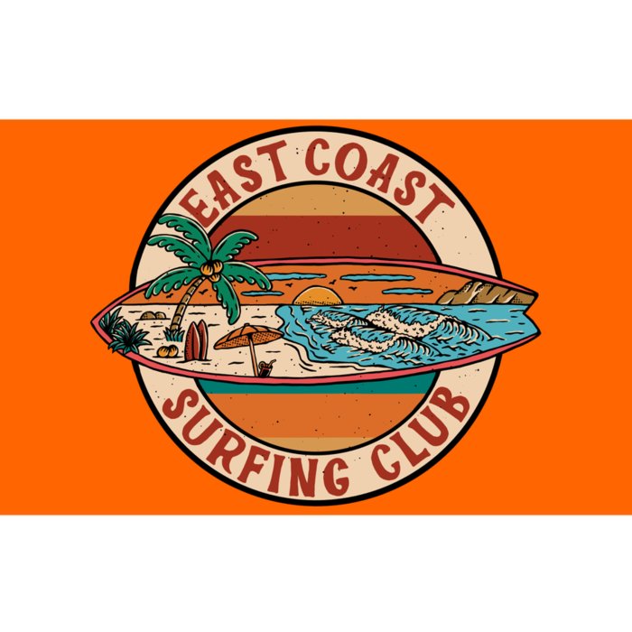 East Coast Surfing Club Summer Paradise Bumper Sticker