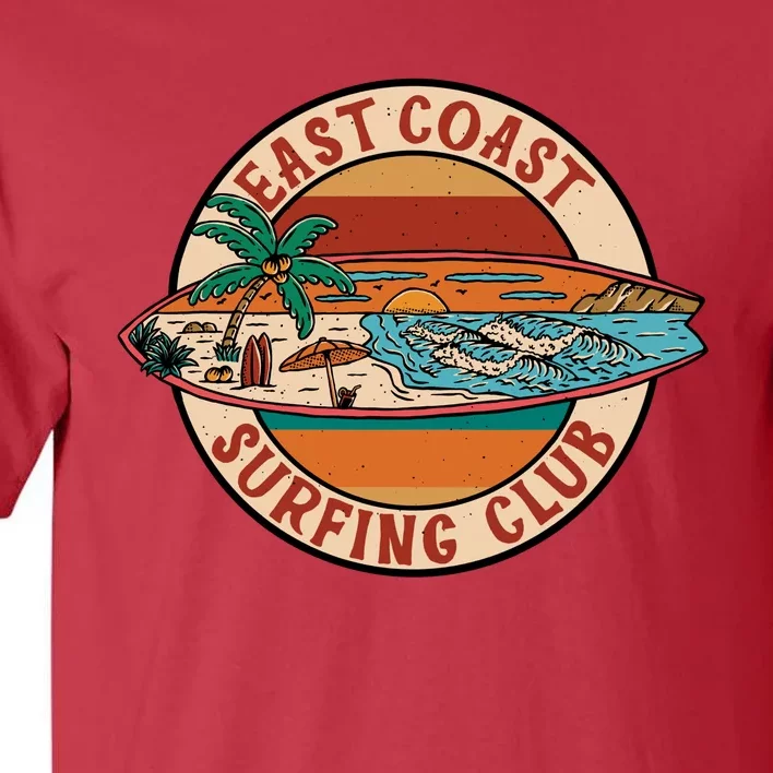 East Coast Surfing Club Summer Paradise Tall T-Shirt