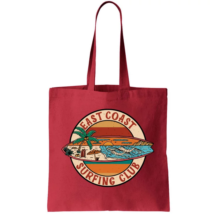 East Coast Surfing Club Summer Paradise Tote Bag