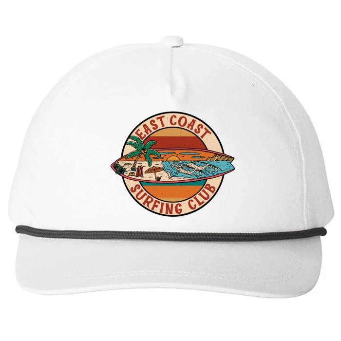 East Coast Surfing Club Summer Paradise Snapback Five-Panel Rope Hat