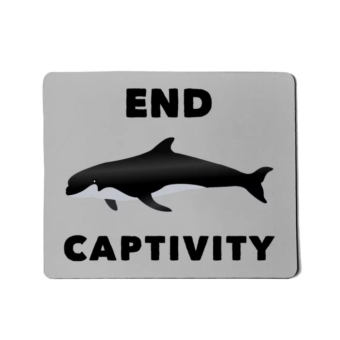 End Captivity Save The Whales Meaningful Gift Mousepad