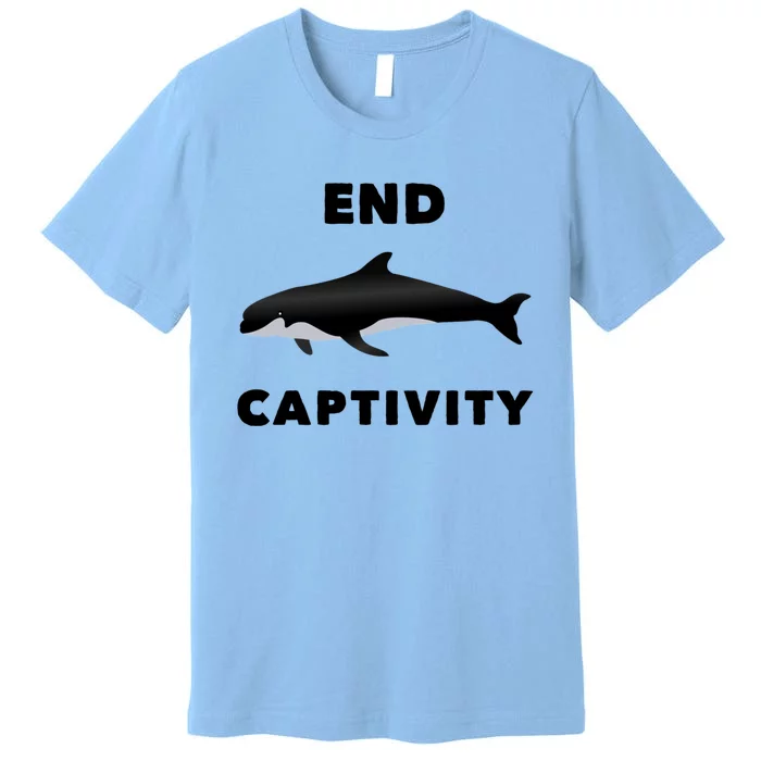 End Captivity Save The Whales Meaningful Gift Premium T-Shirt