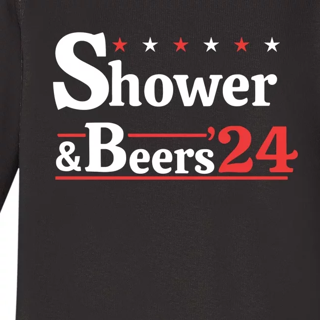 Emotional Club Shower And Beers 24 Baby Long Sleeve Bodysuit