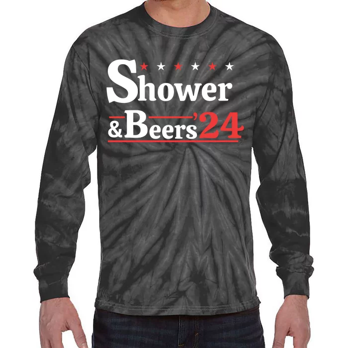 Emotional Club Shower And Beers 24 Tie-Dye Long Sleeve Shirt