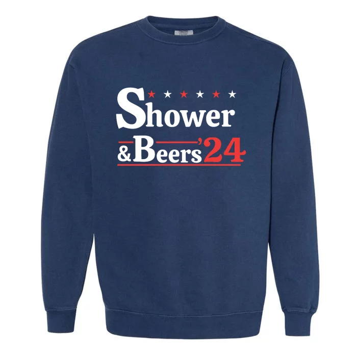 Emotional Club Shower And Beers 24 Garment-Dyed Sweatshirt