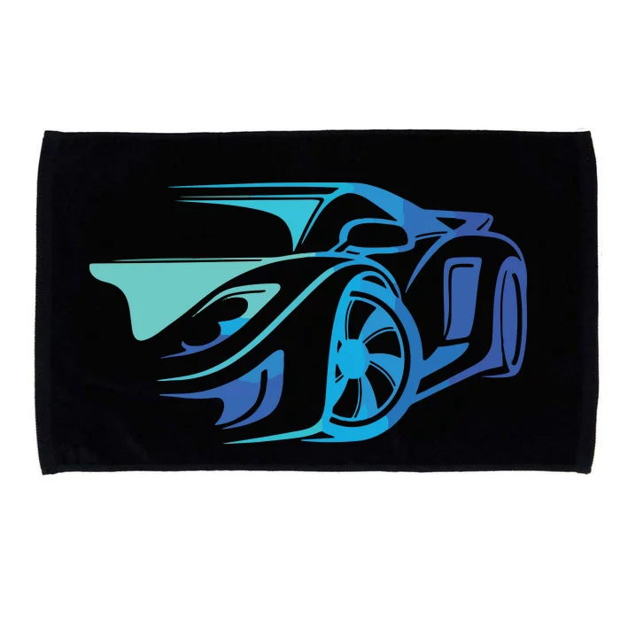 Exotic Car Supercharge Turbo Sports Car T Microfiber Hand Towel