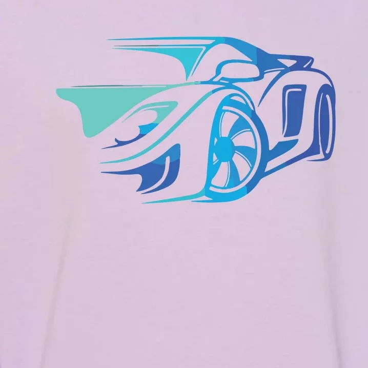 Exotic Car Supercharge Turbo Sports Car T Garment-Dyed Sweatshirt