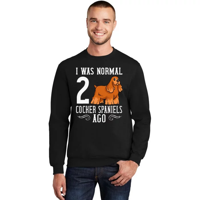 English Cocker Spaniel Dog Gift Puppies Tall Sweatshirt