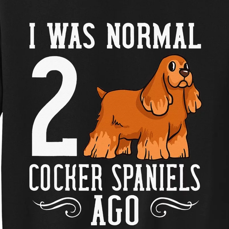 English Cocker Spaniel Dog Gift Puppies Tall Sweatshirt