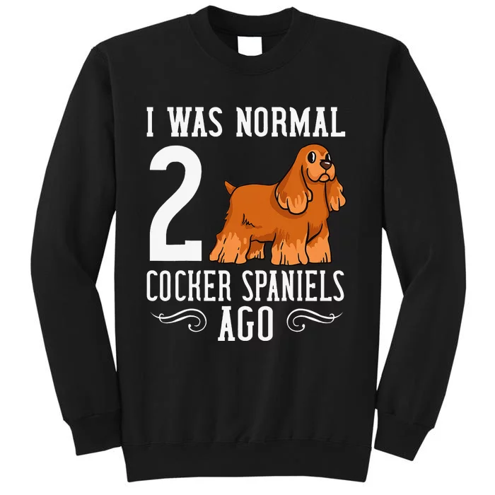 English Cocker Spaniel Dog Gift Puppies Tall Sweatshirt