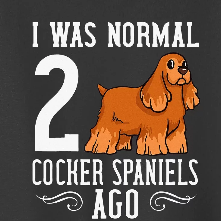 English Cocker Spaniel Dog Gift Puppies Toddler T-Shirt