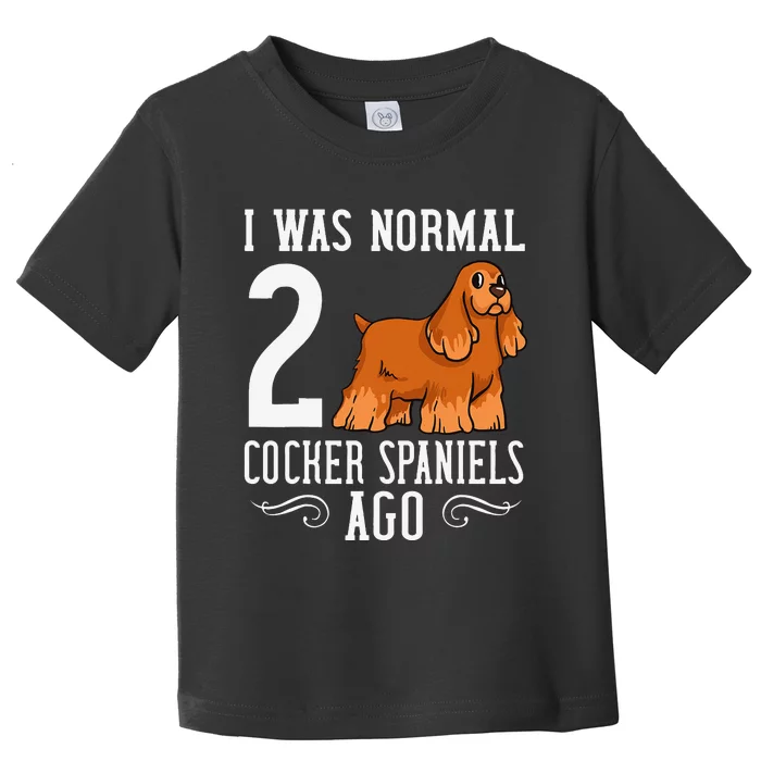 English Cocker Spaniel Dog Gift Puppies Toddler T-Shirt