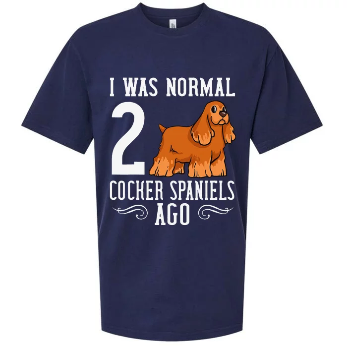 English Cocker Spaniel Dog Gift Puppies Sueded Cloud Jersey T-Shirt