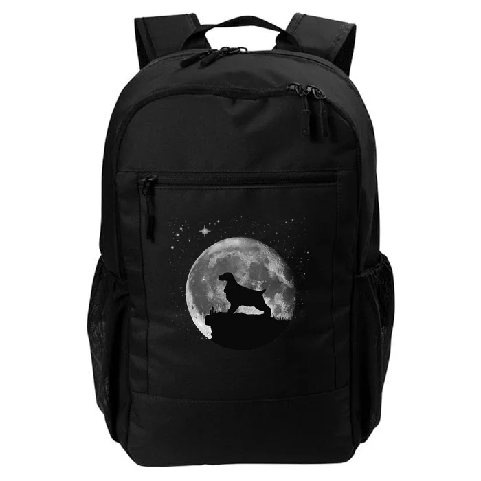 English Cocker Spaniel Dog Moon funny animal Daily Commute Backpack